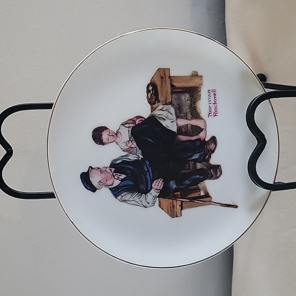 Vintage Collector's Plate - The Lighthouse Keepers Daughter by Norman Rockwell - - Picture 1 of 2